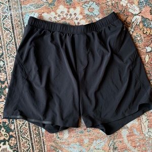 Mens Lululemon unlined running short. Size large.